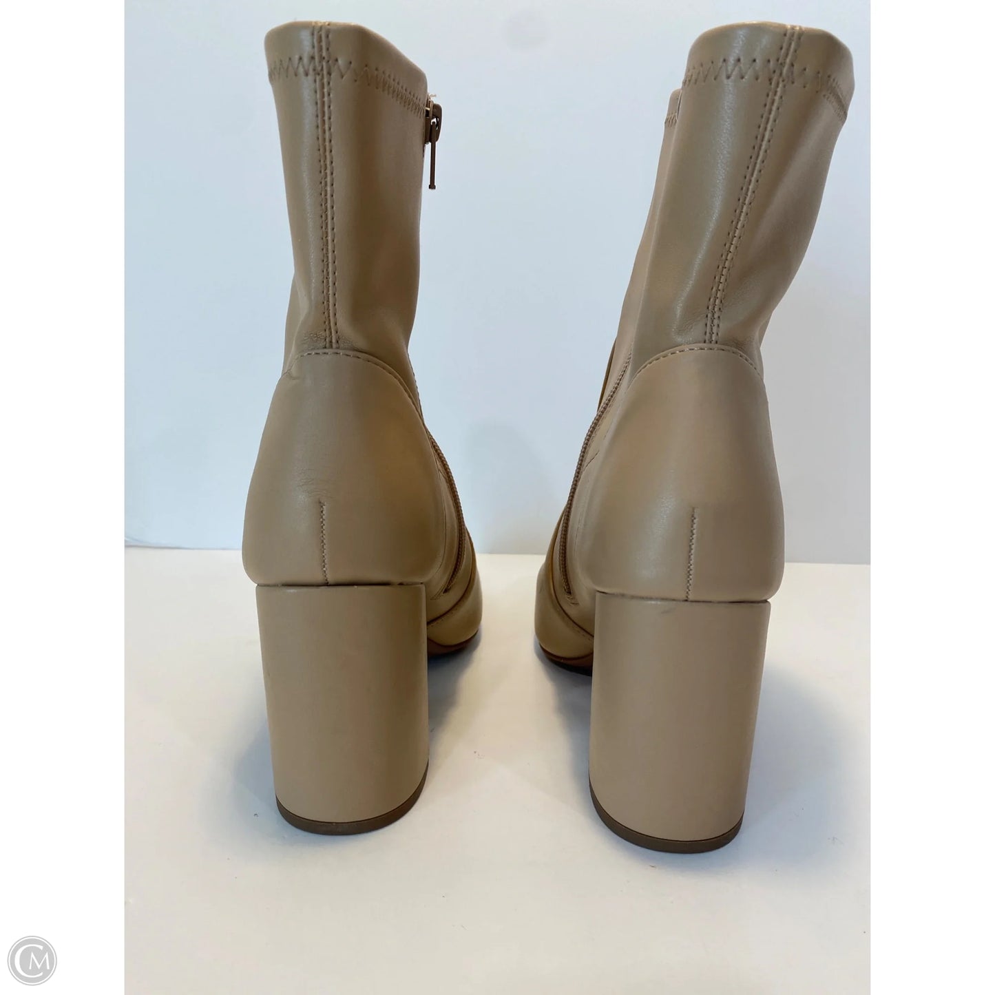 Boots Ankle Heels By A New Day In Tan, Size: 9
