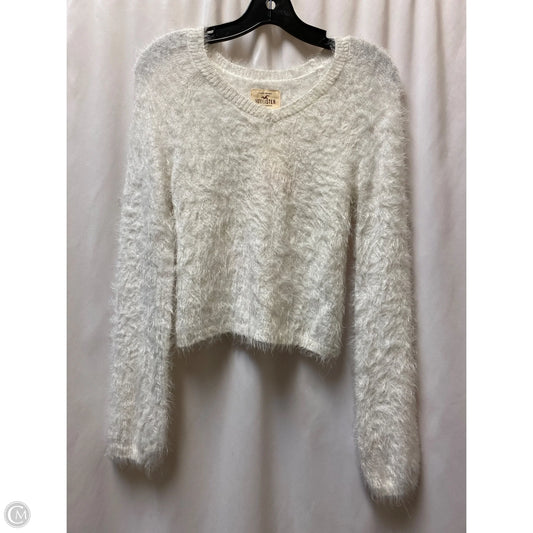 Sweater By Hollister In White, Size: S