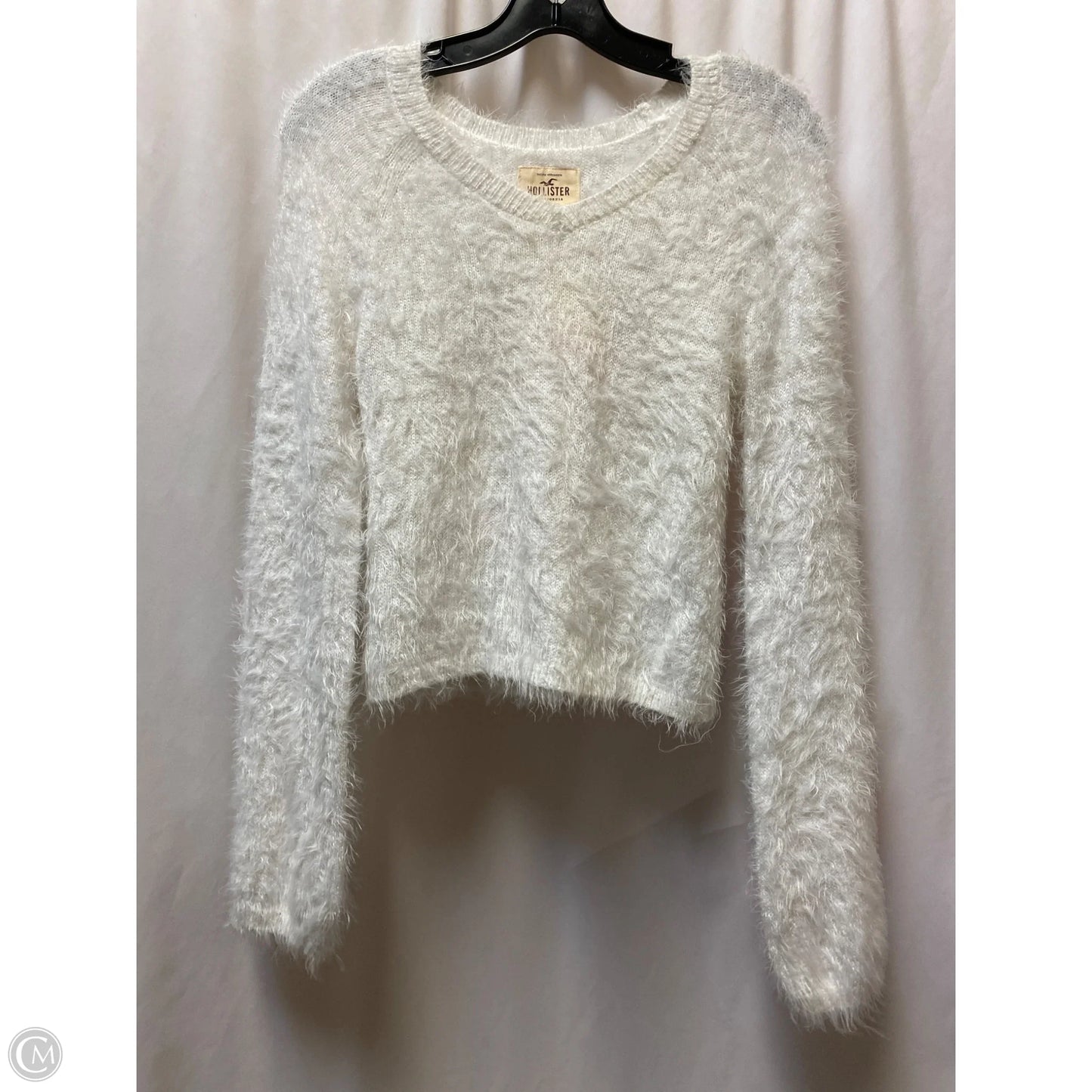 Sweater By Hollister In White, Size: S