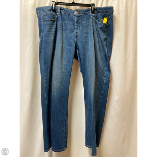 Jeans Boot Cut By Lee In Blue Denim, Size: 20
