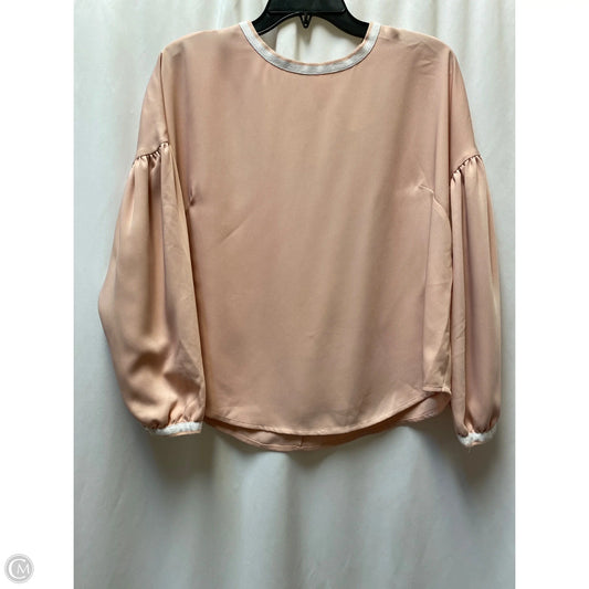 Top Long Sleeve By Marie Oliver In Pink, Size: M