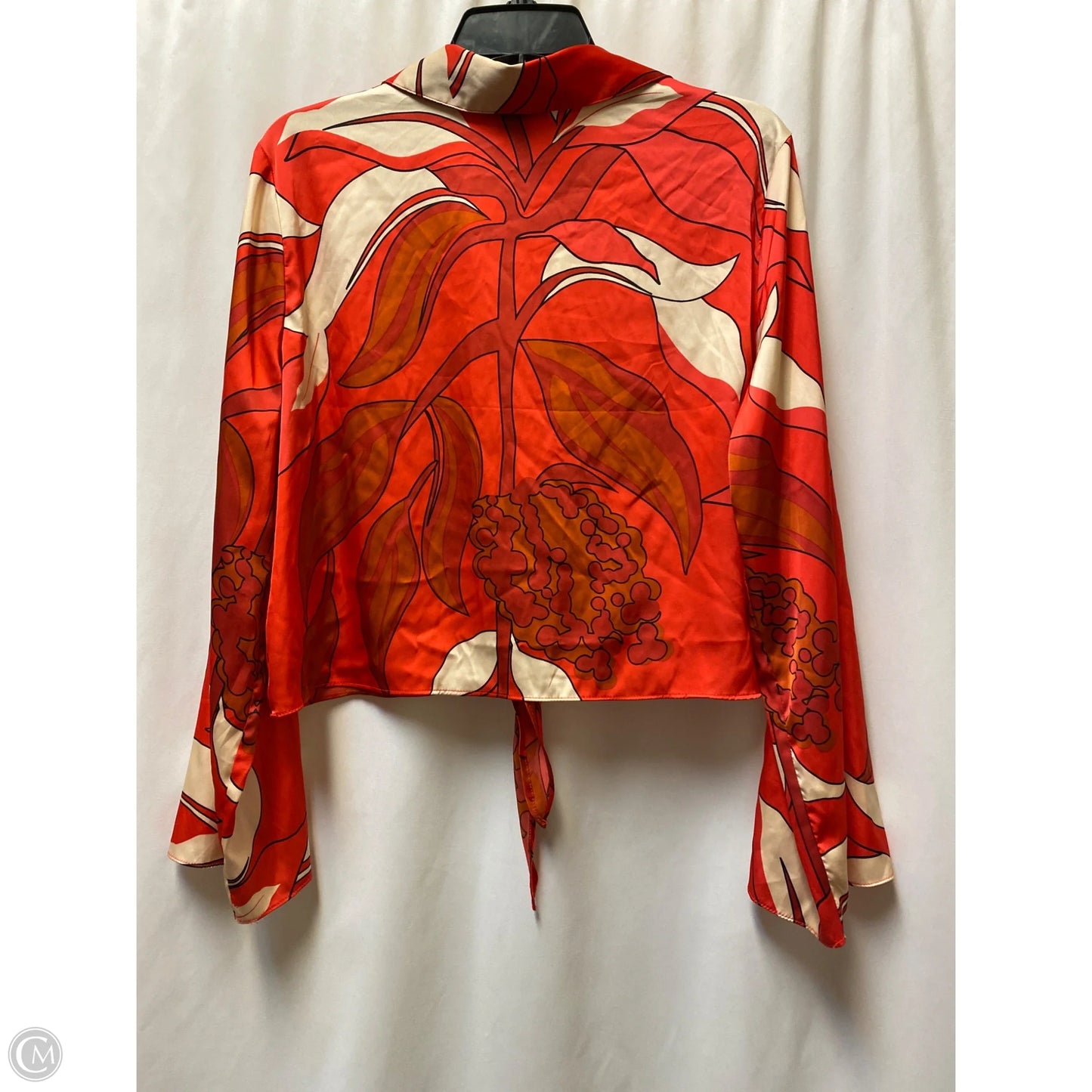 Top Long Sleeve By Rachel Zoe In Red, Size: L