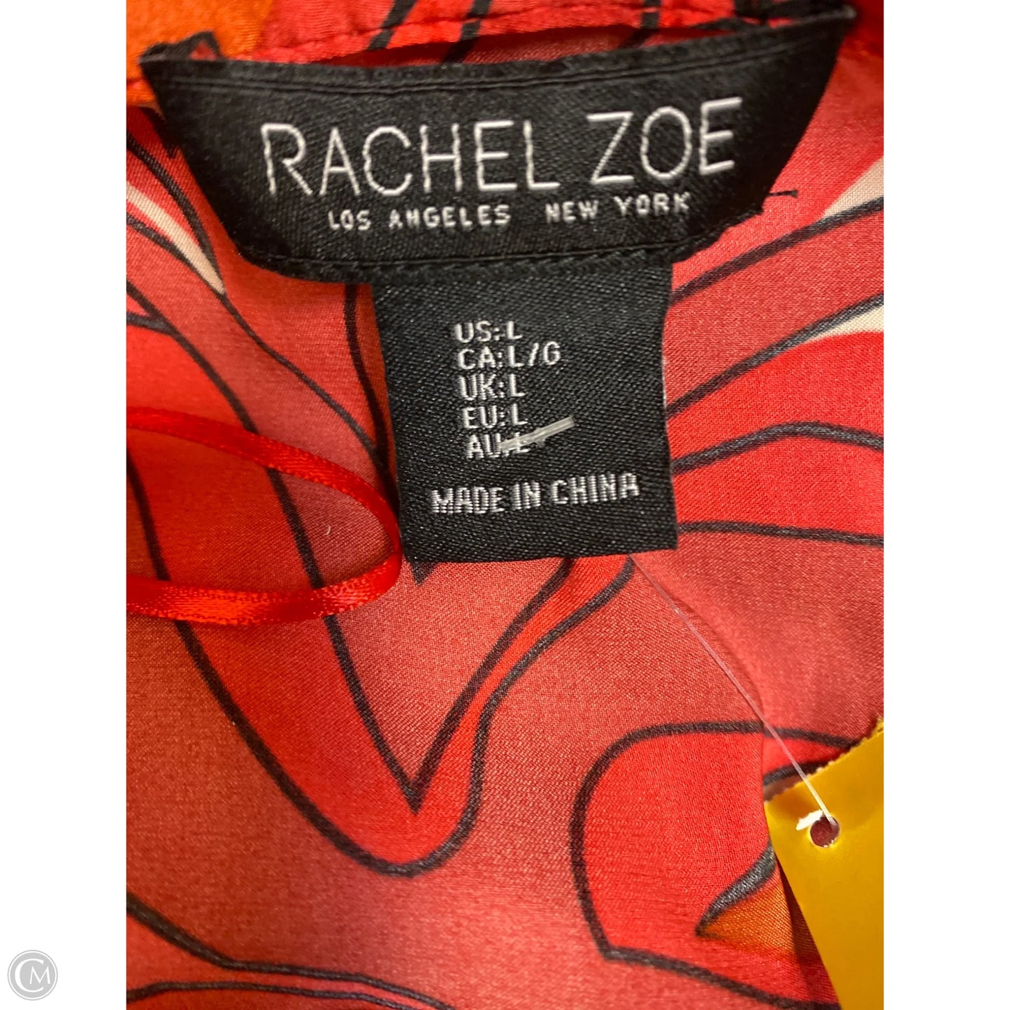 Top Long Sleeve By Rachel Zoe In Red, Size: L