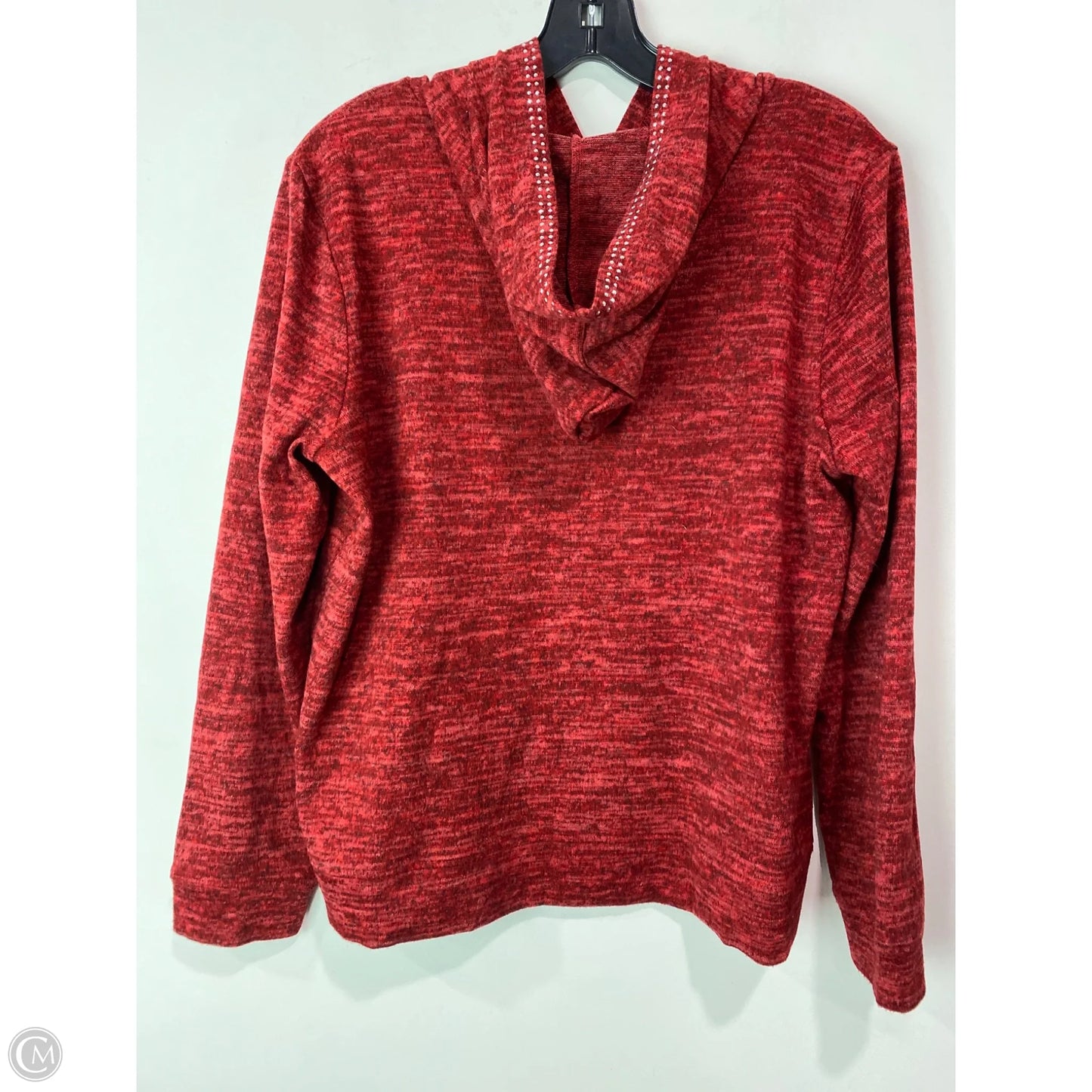 Top Long Sleeve By Clothes Mentor In Red, Size: L