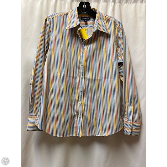 Top Long Sleeve By Lands End In Multi-colored, Size: M
