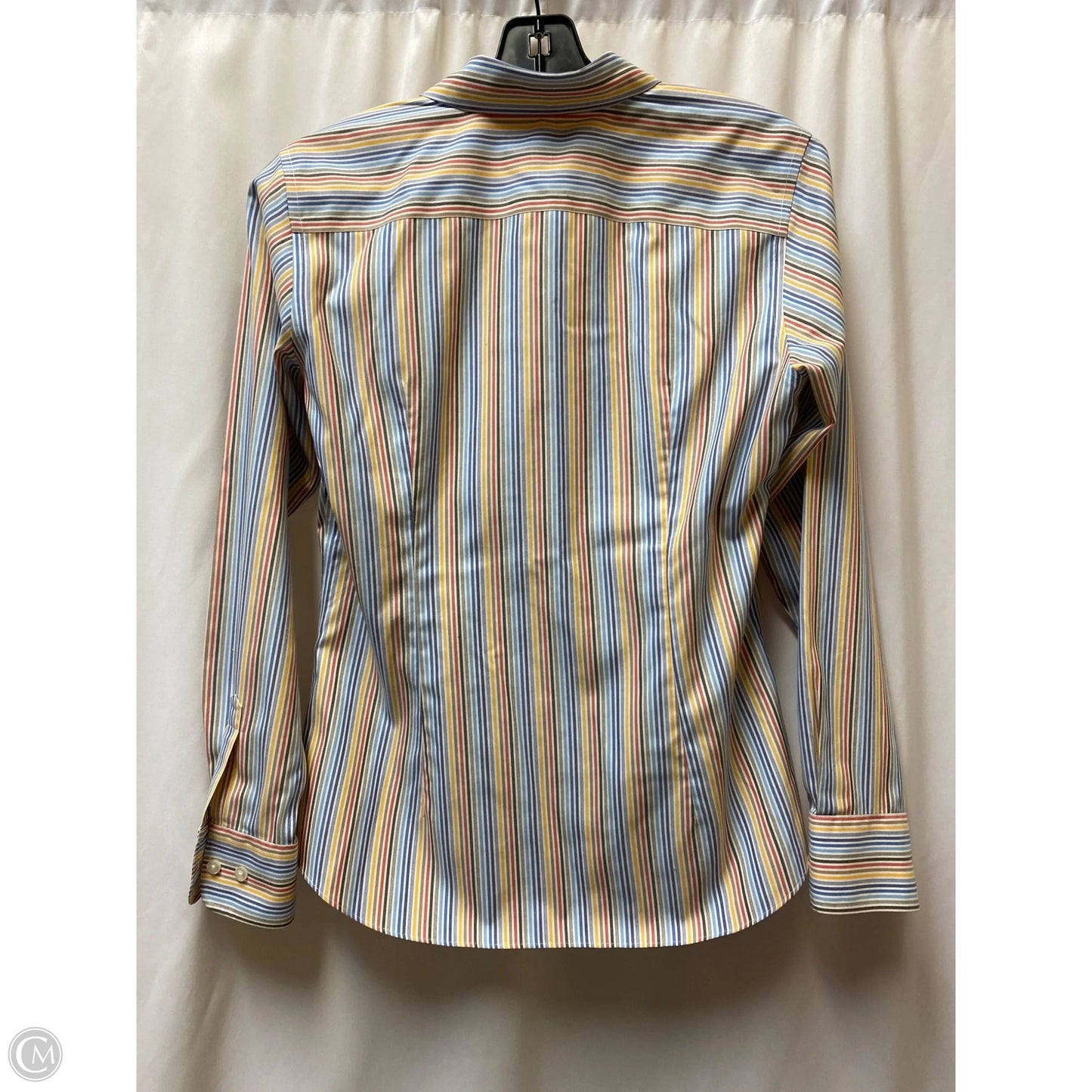Top Long Sleeve By Lands End In Multi-colored, Size: M