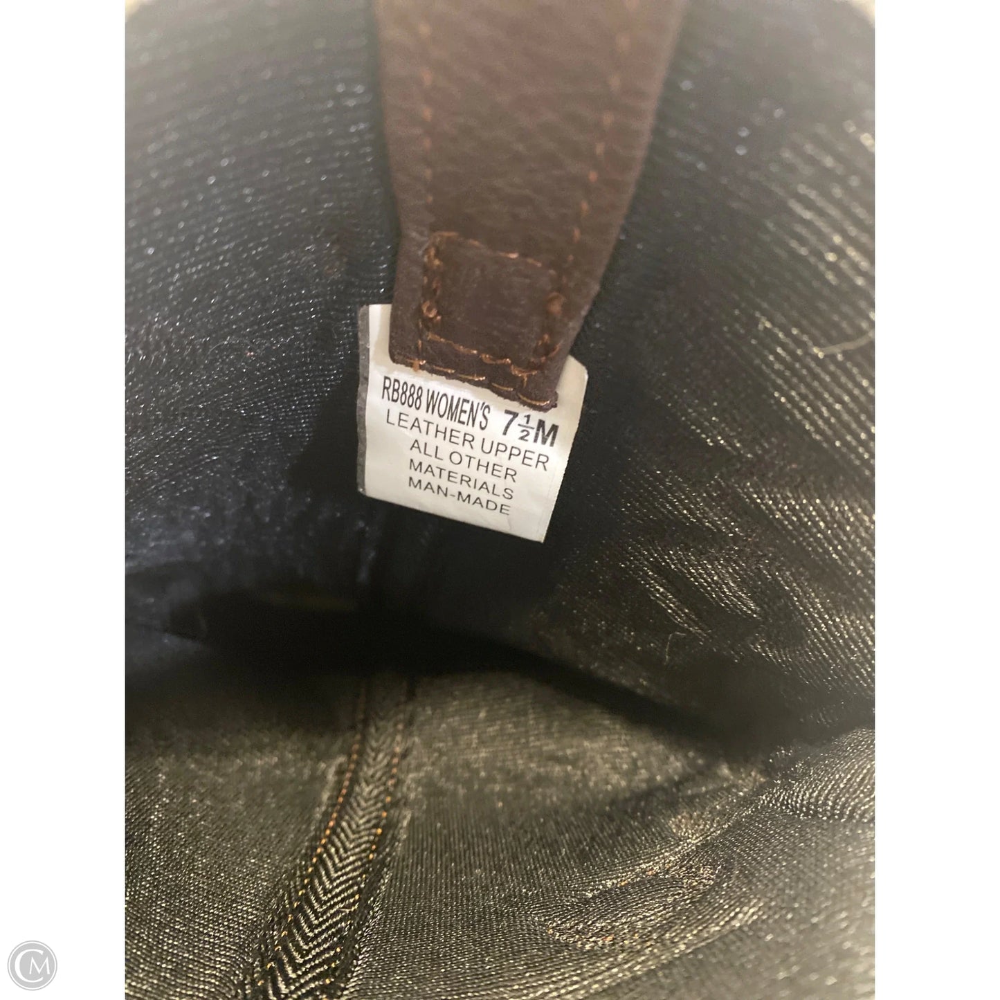 Boots Leather By Clothes Mentor In Brown, Size: 7.5