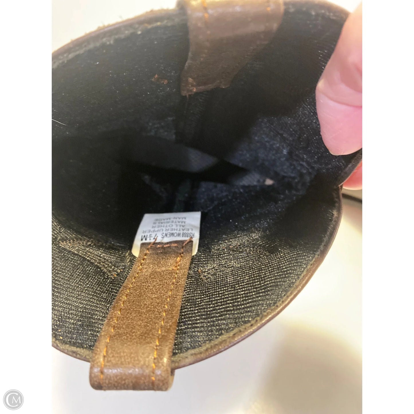 Boots Leather By Clothes Mentor In Brown, Size: 7.5