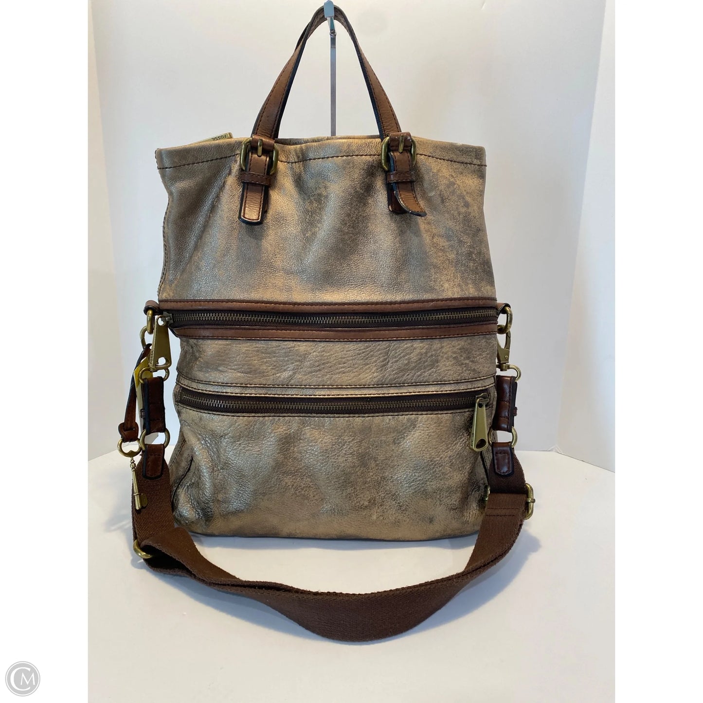 Handbag By Fossil, Size: Large