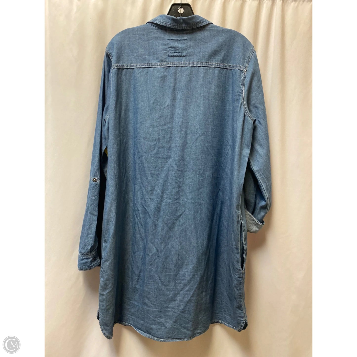 Dress Casual Midi By Clothes Mentor In Blue Denim, Size: Xl
