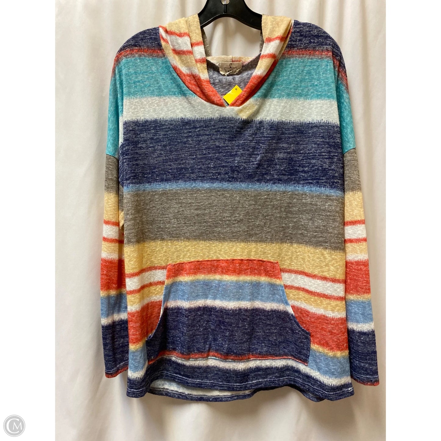 Top Long Sleeve By Ember In Multi-colored, Size: Xl