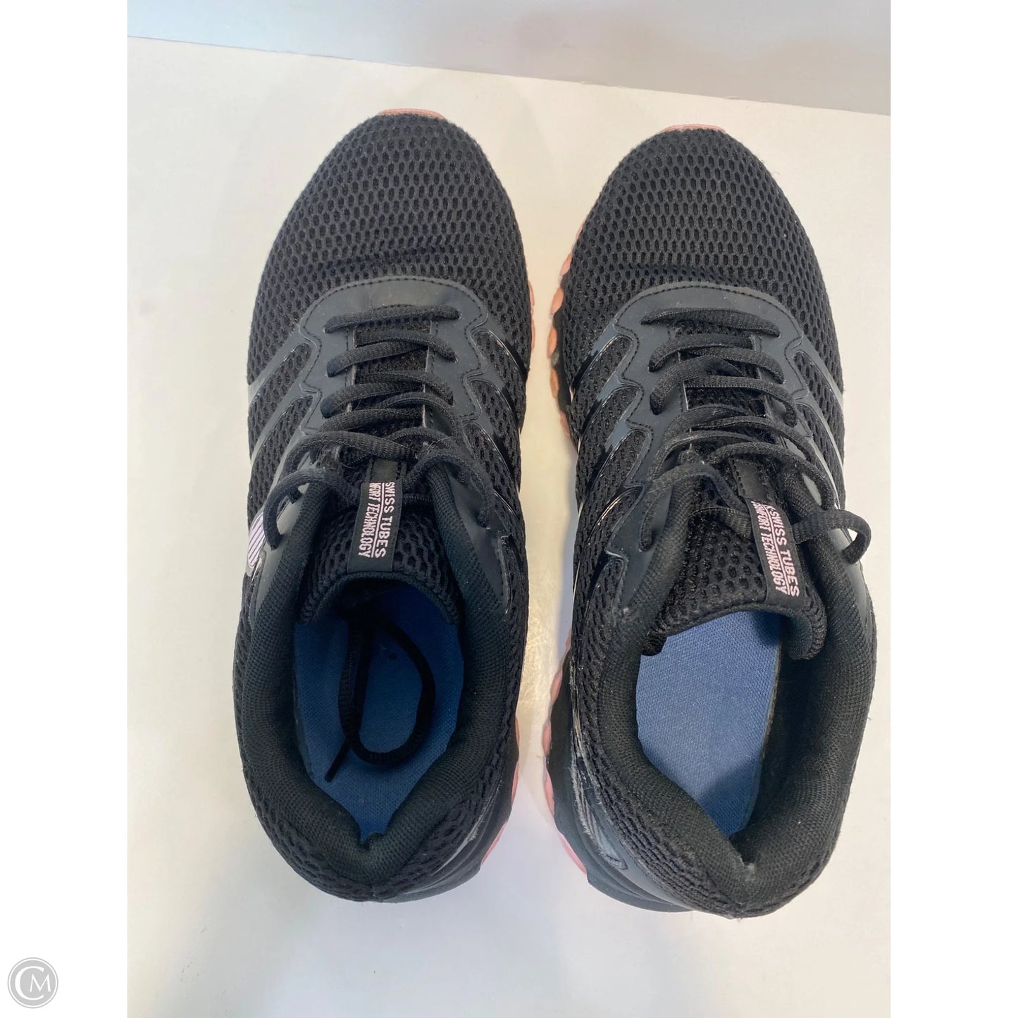 Shoes Athletic By K Swiss In Black, Size: 8