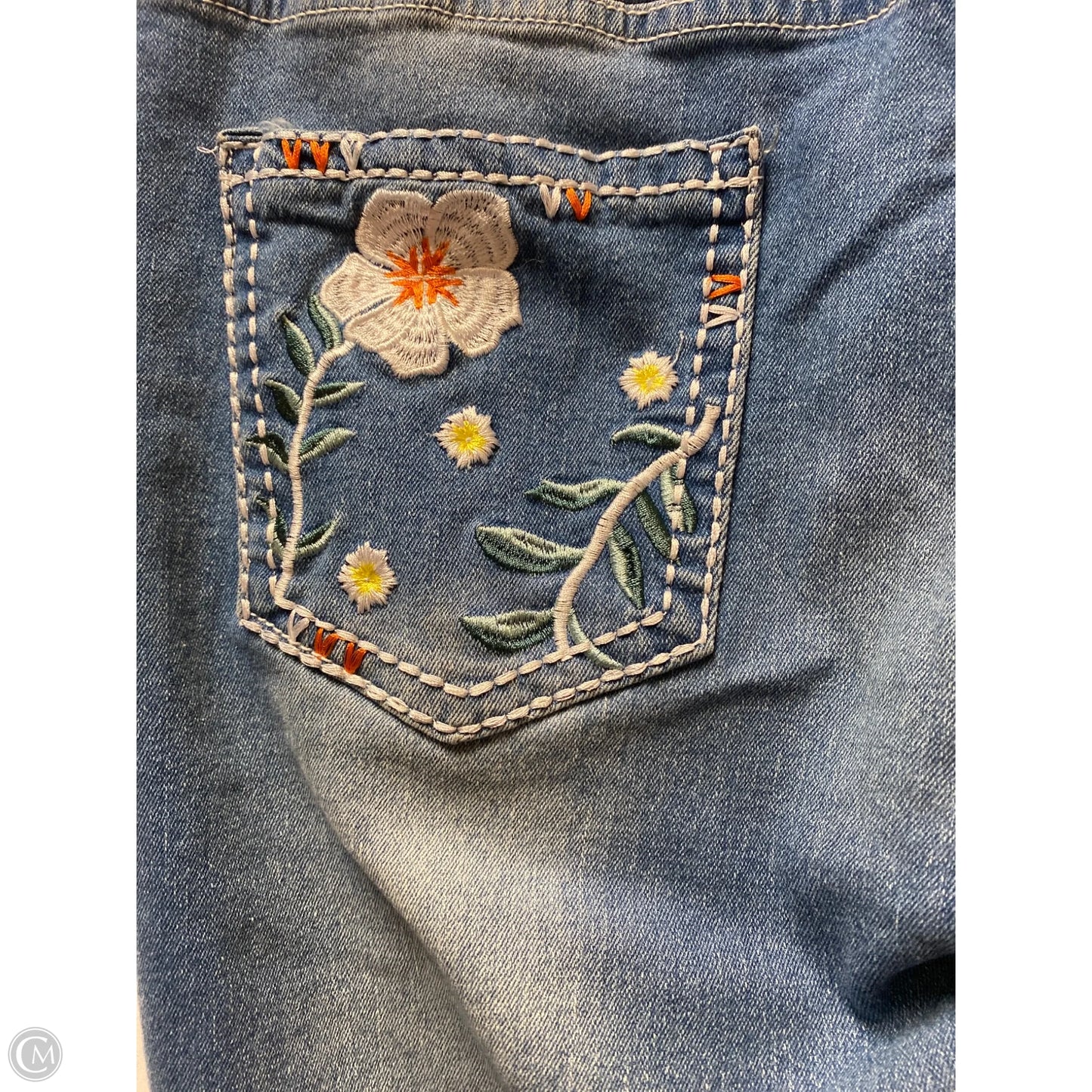 Jeans Flared By Clothes Mentor In Navy, Size: L