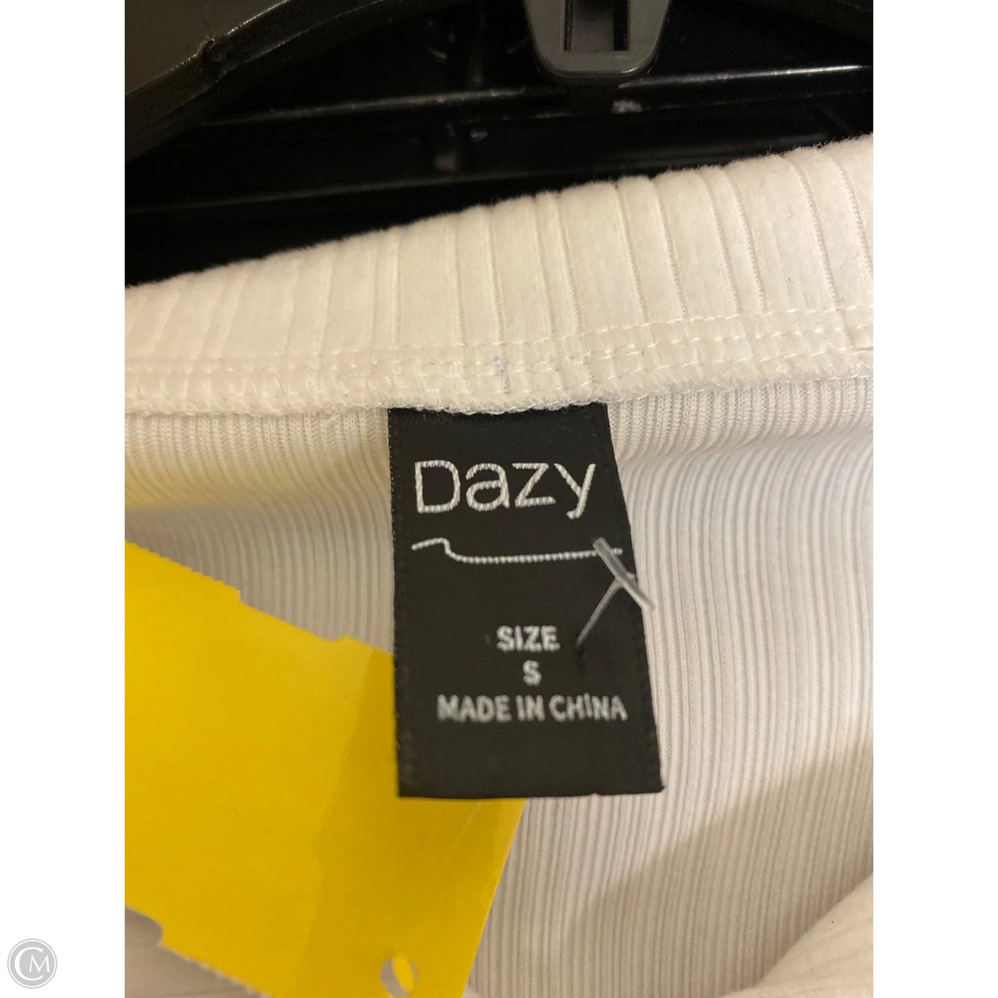 Top Long Sleeve By Dazy In Yellow, Size: S