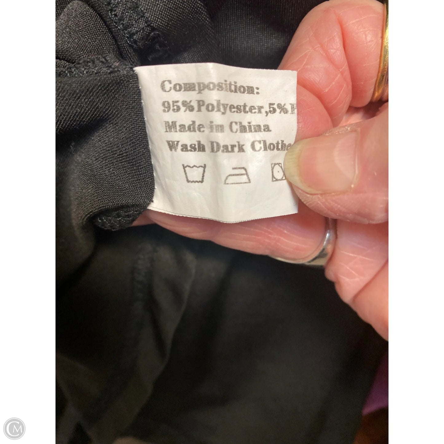 Dress Casual Short By Clothes Mentor In Black, Size: M