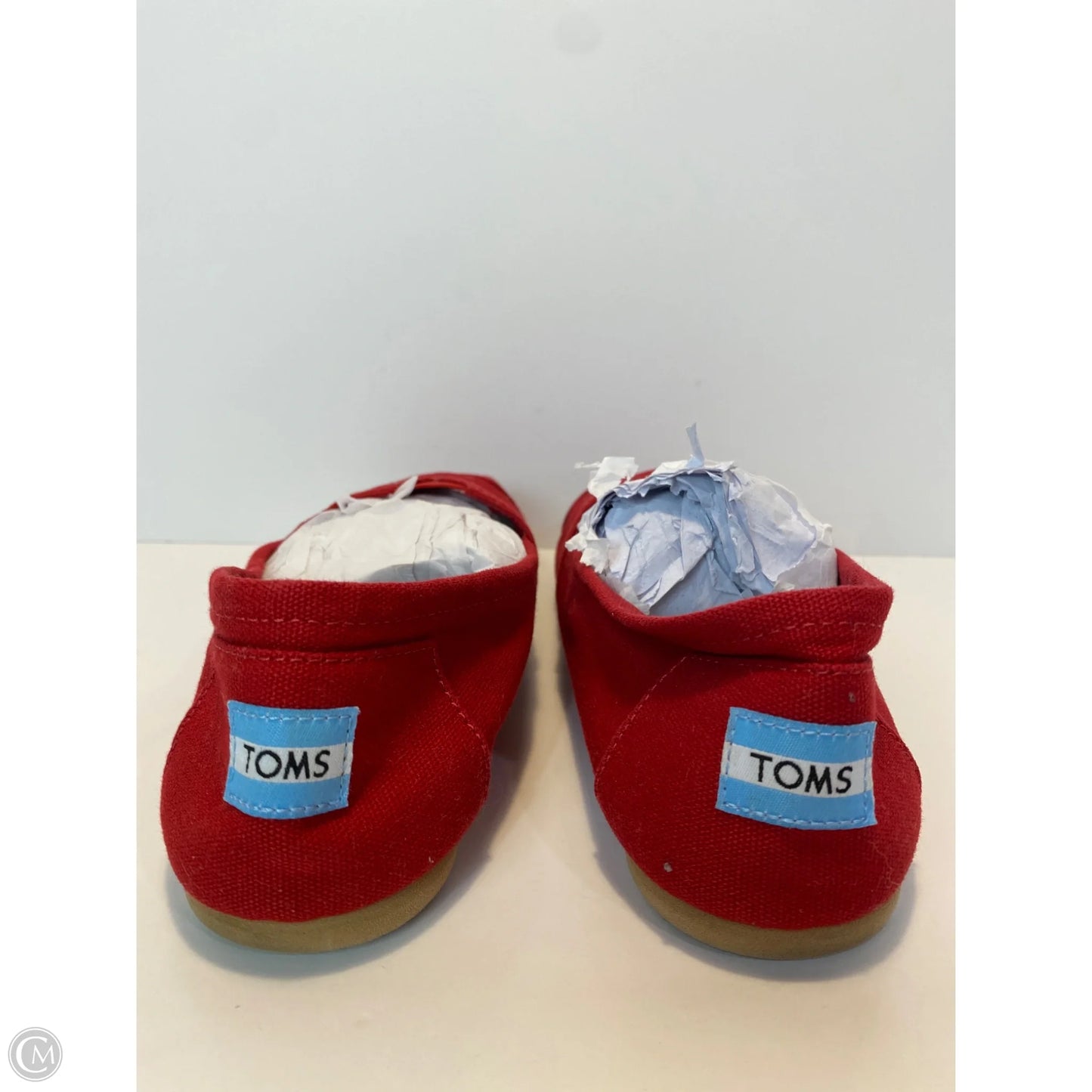 Shoes Flats By Toms In Red, Size: 9