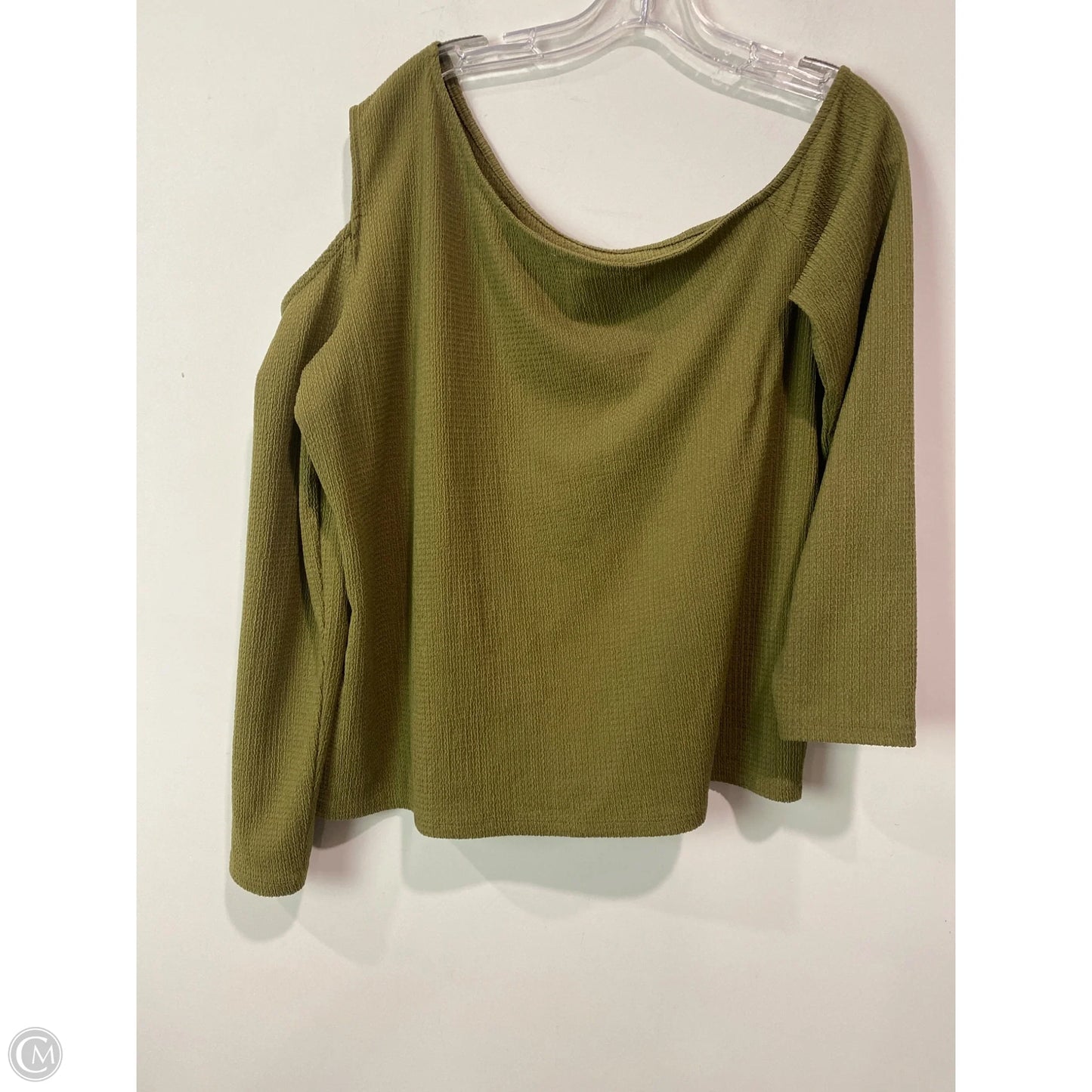 Top Long Sleeve By Michael By Michael Kors In Green, Size: Xl