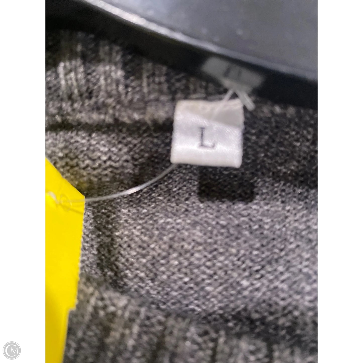 Sweater By Clothes Mentor In Grey, Size: L