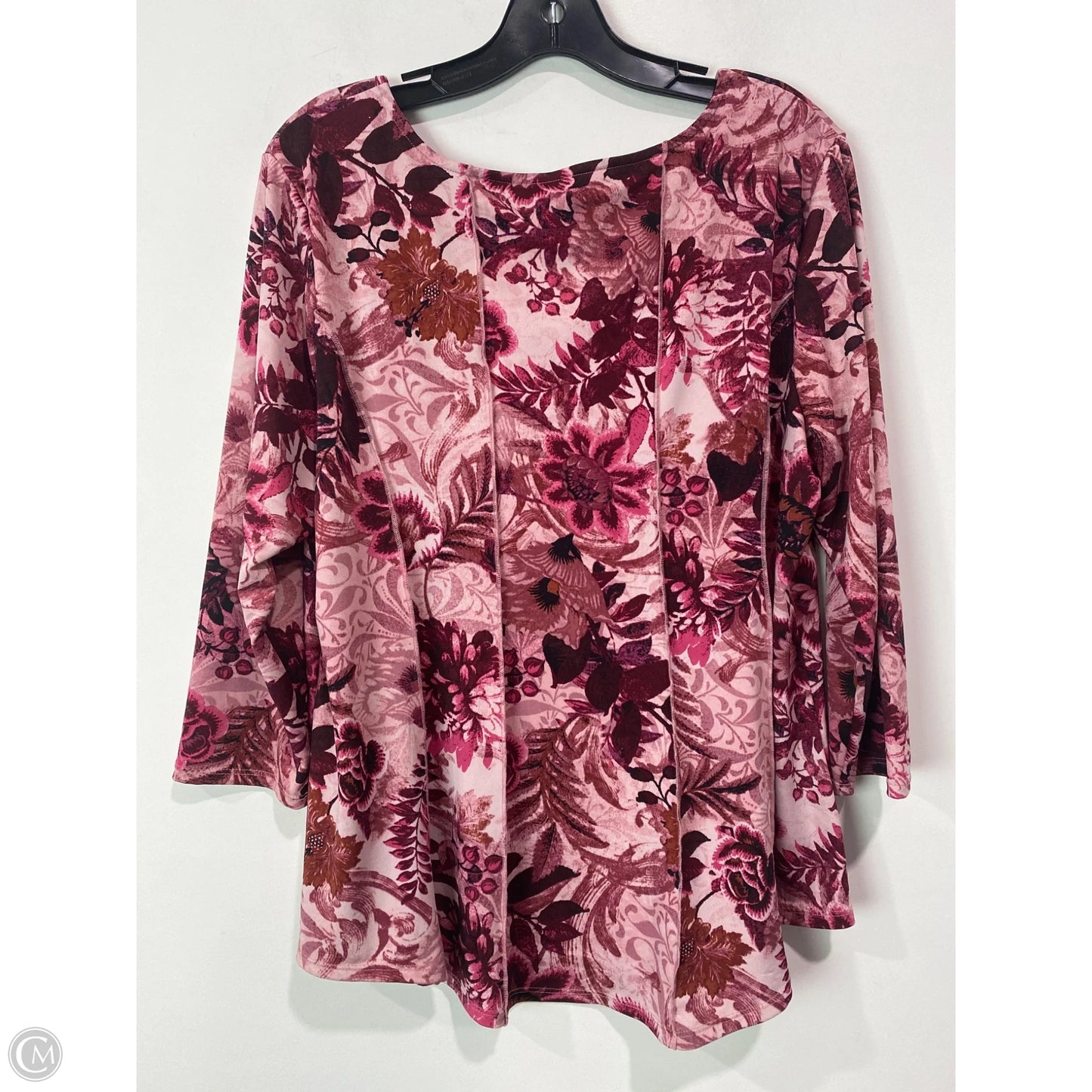 Top Long Sleeve By Clothes Mentor In Pink, Size: Xl