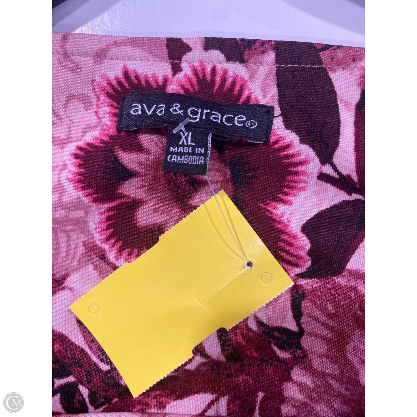 Top Long Sleeve By Clothes Mentor In Pink, Size: Xl