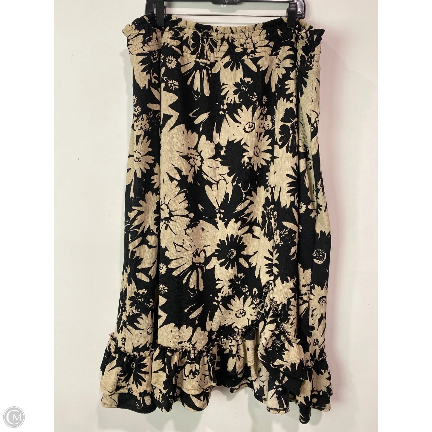 Skirt Maxi By Cato In Tan, Size: 3x