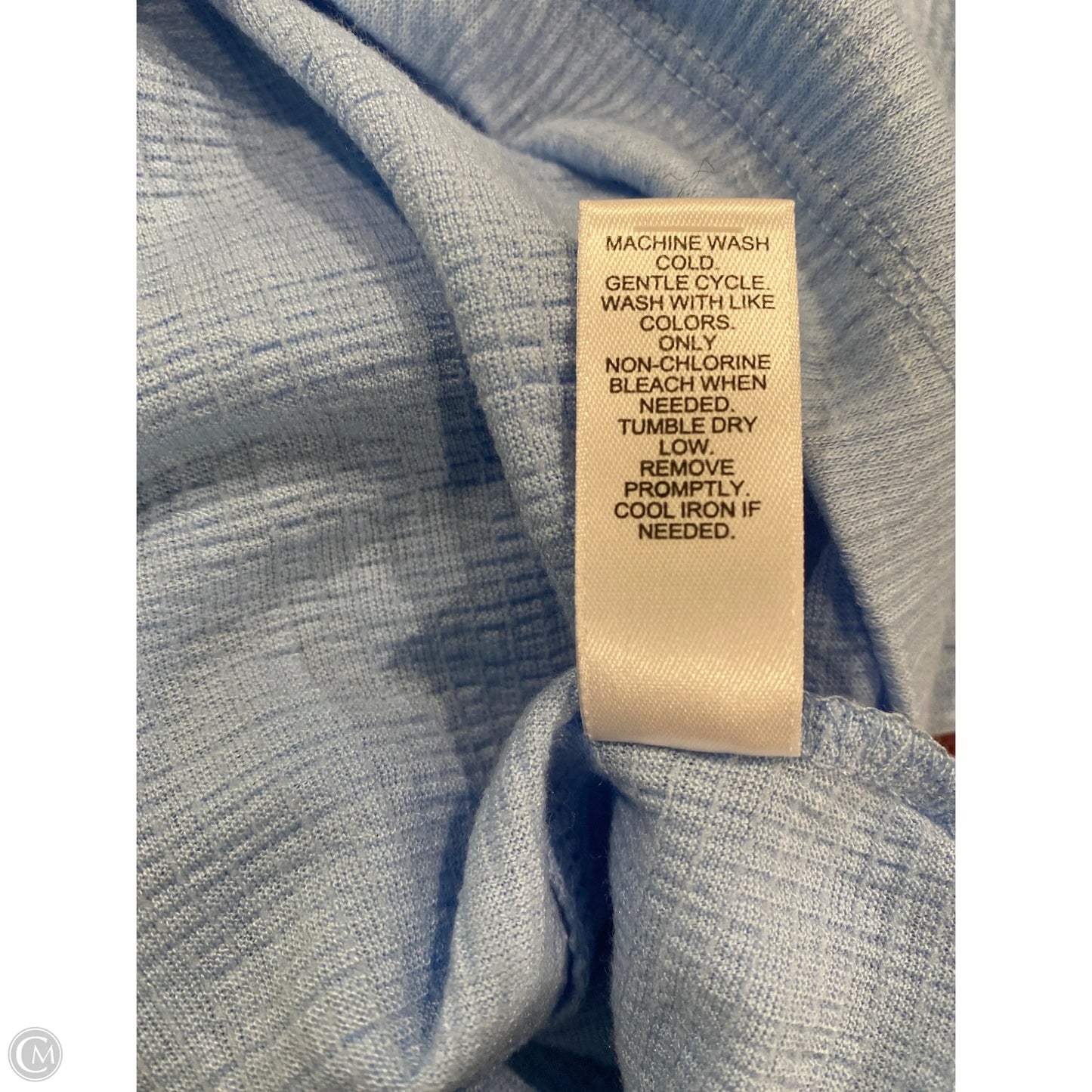 Top Long Sleeve By Cato In Blue, Size: M