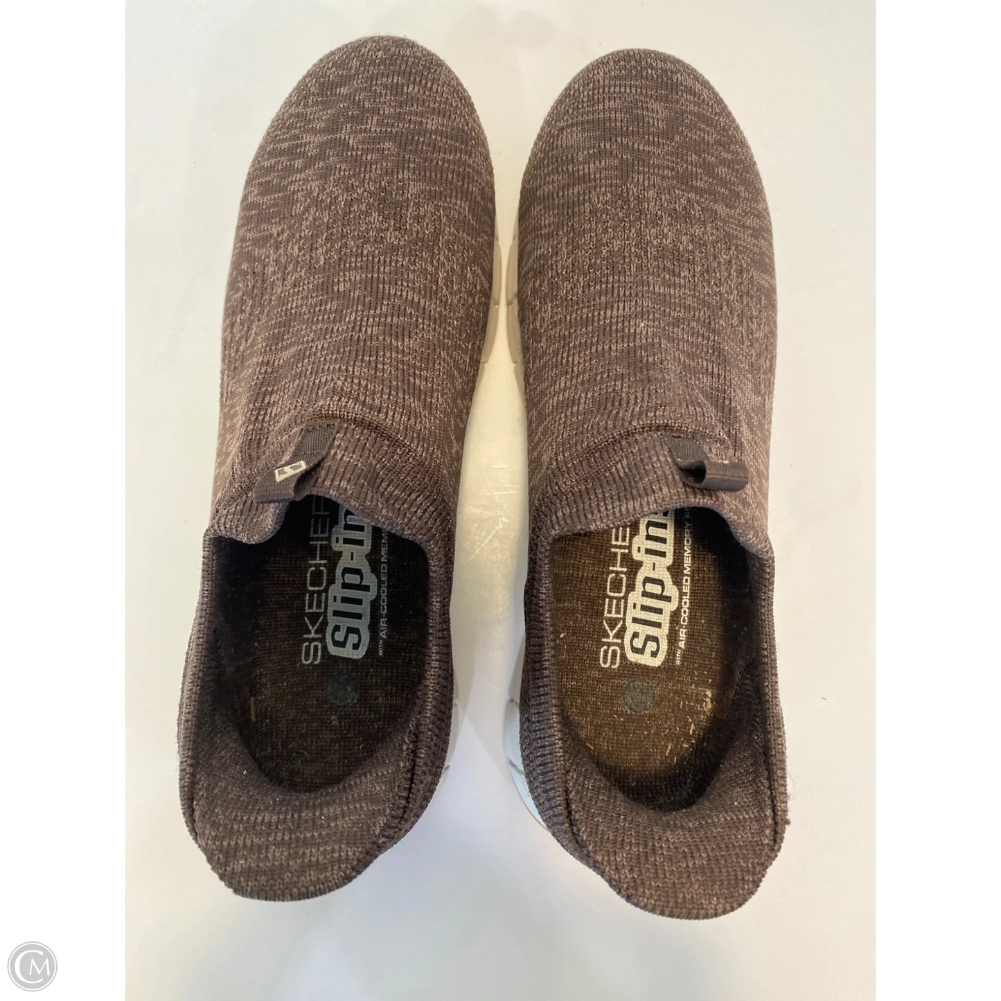 Shoes Athletic By Skechers In Taupe, Size: 9