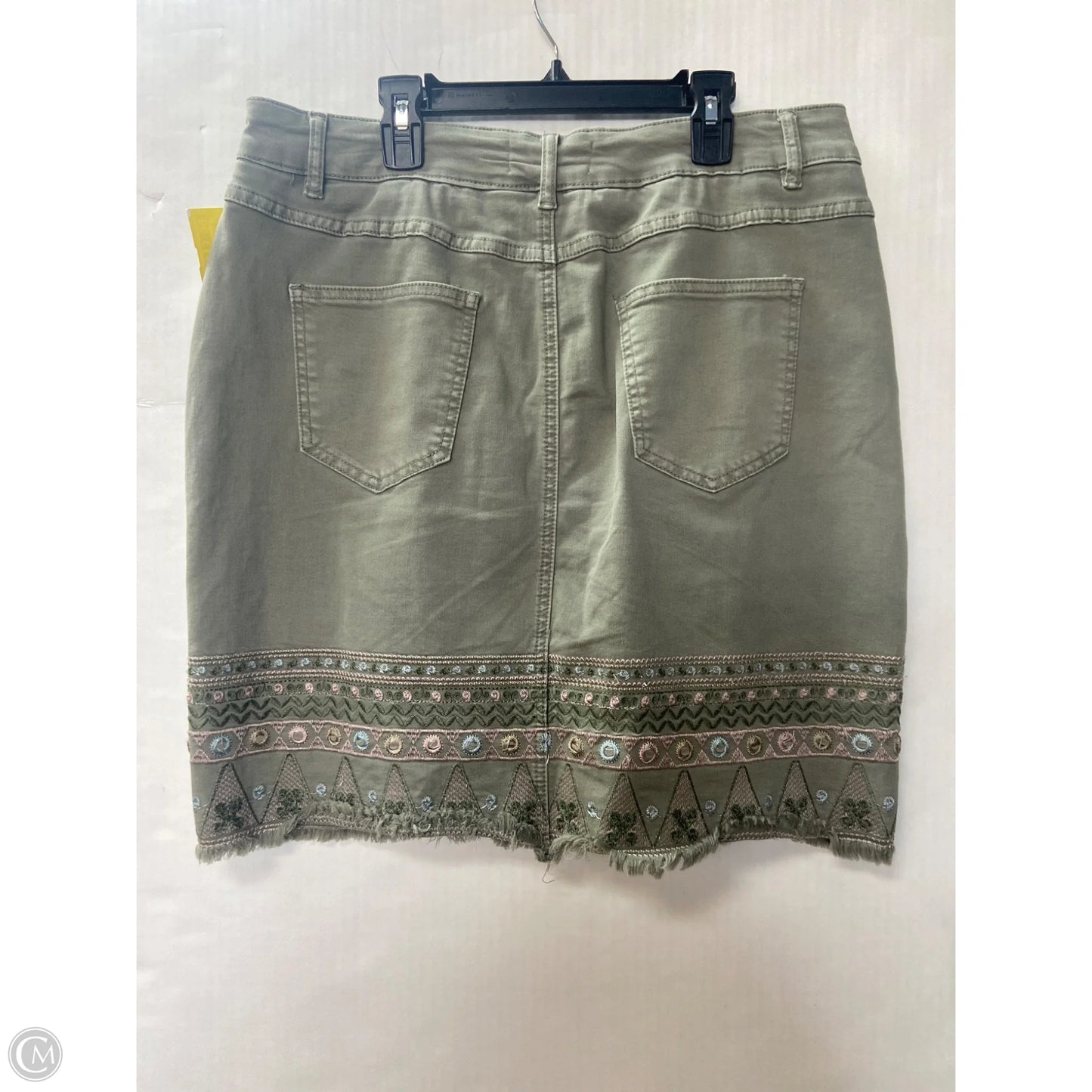 Skirt Mini & Short By Charlie B In Green, Size: 12