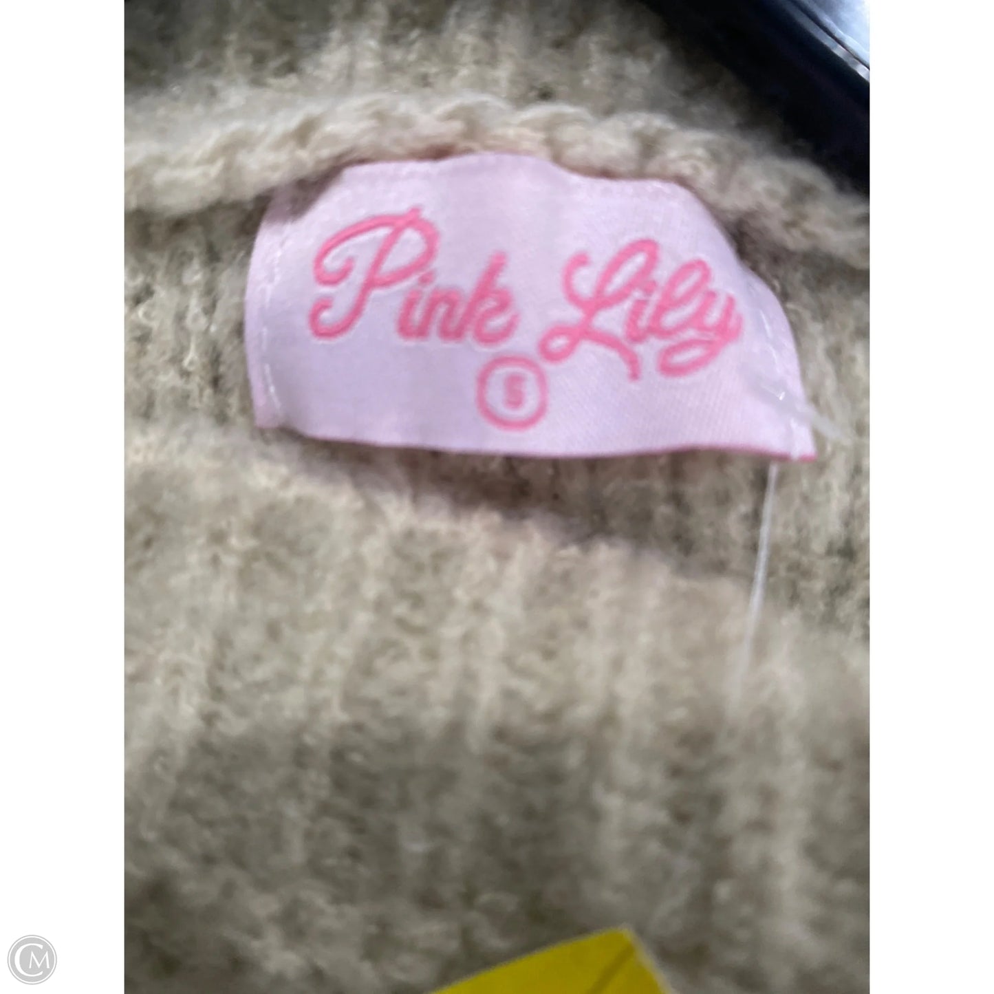 Sweater By Pink Lily In Tan, Size: S