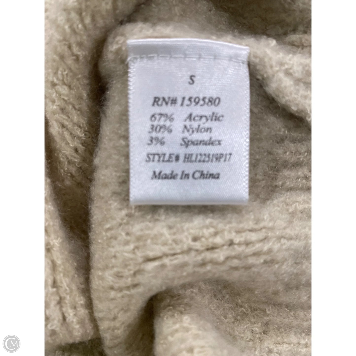 Sweater By Pink Lily In Tan, Size: S