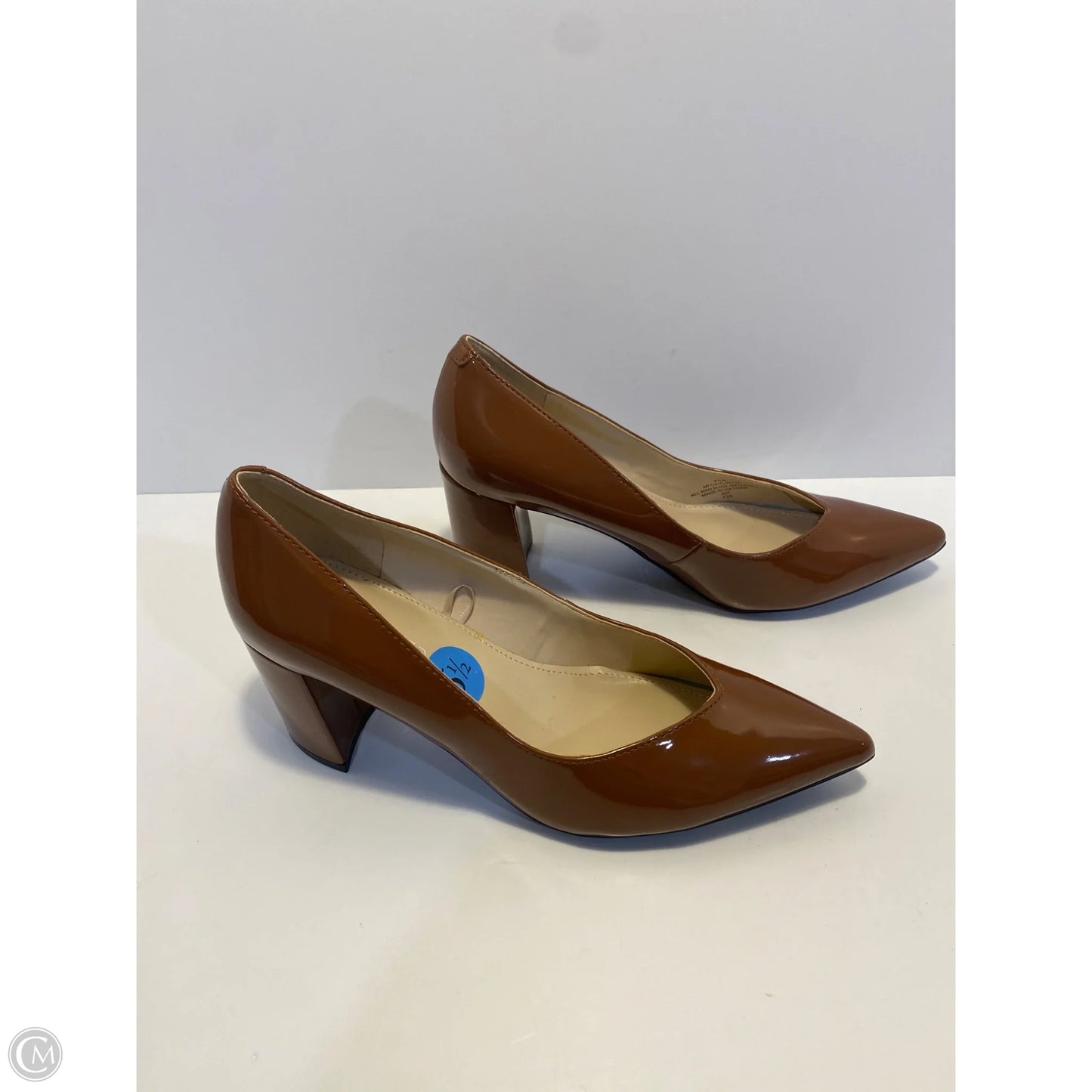 Shoes Heels Block By Marc Fisher In Brown, Size: 6.5