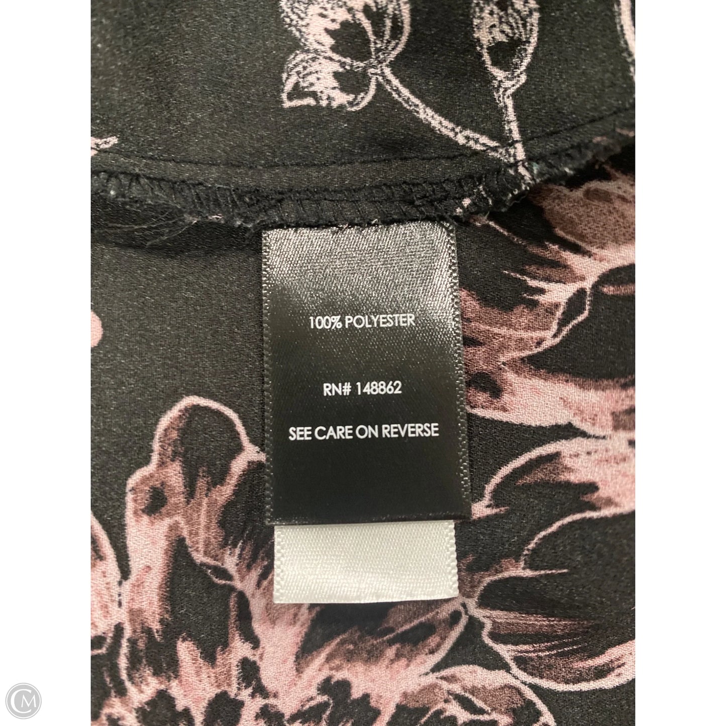 Top Long Sleeve By Torrid In Black & Pink, Size: 4x