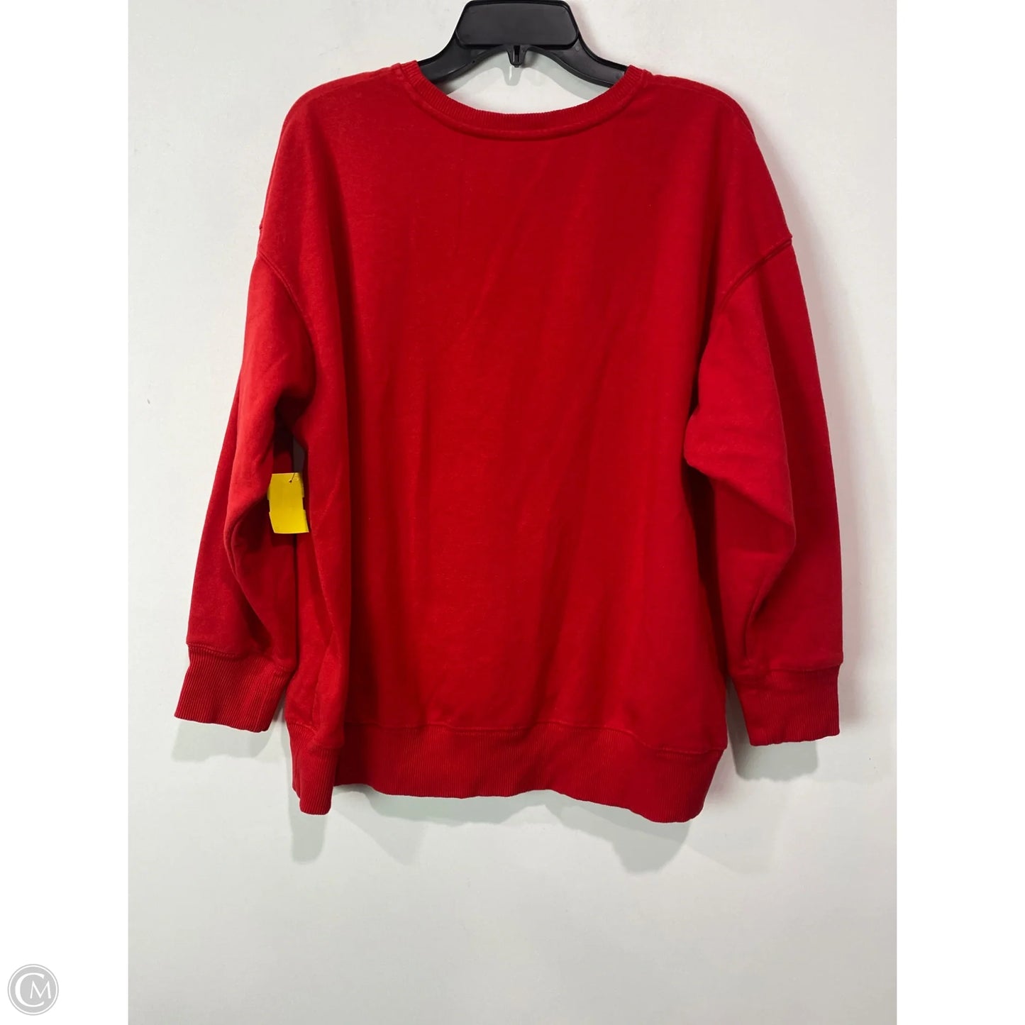 Sweatshirt Crewneck By Holiday Time In Red, Size: Xl