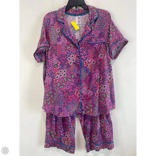 Pajamas 2pc By Joyspun In Purple, Size: 2x