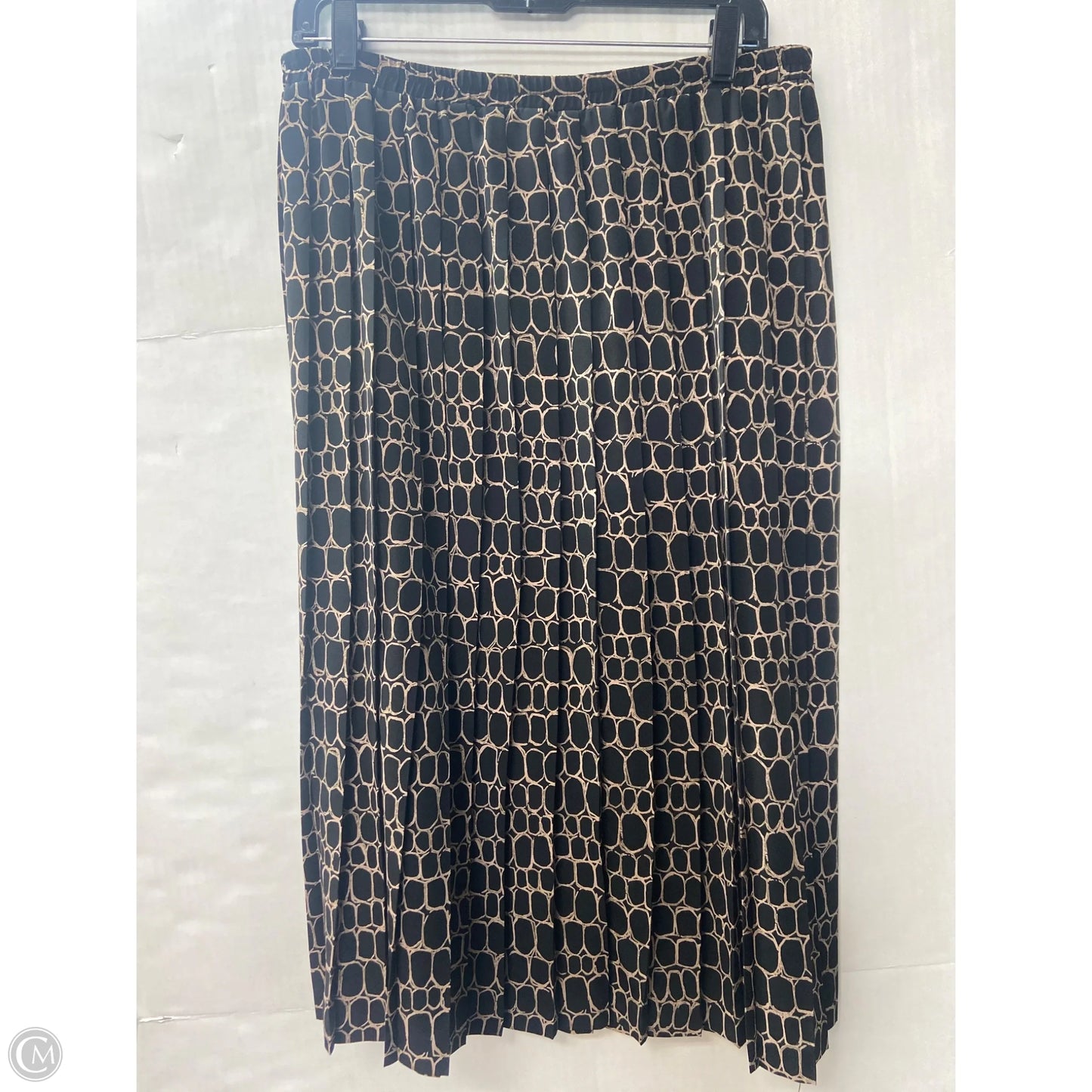 Skirt Maxi By Leslie Fay In Tan, Size: 8