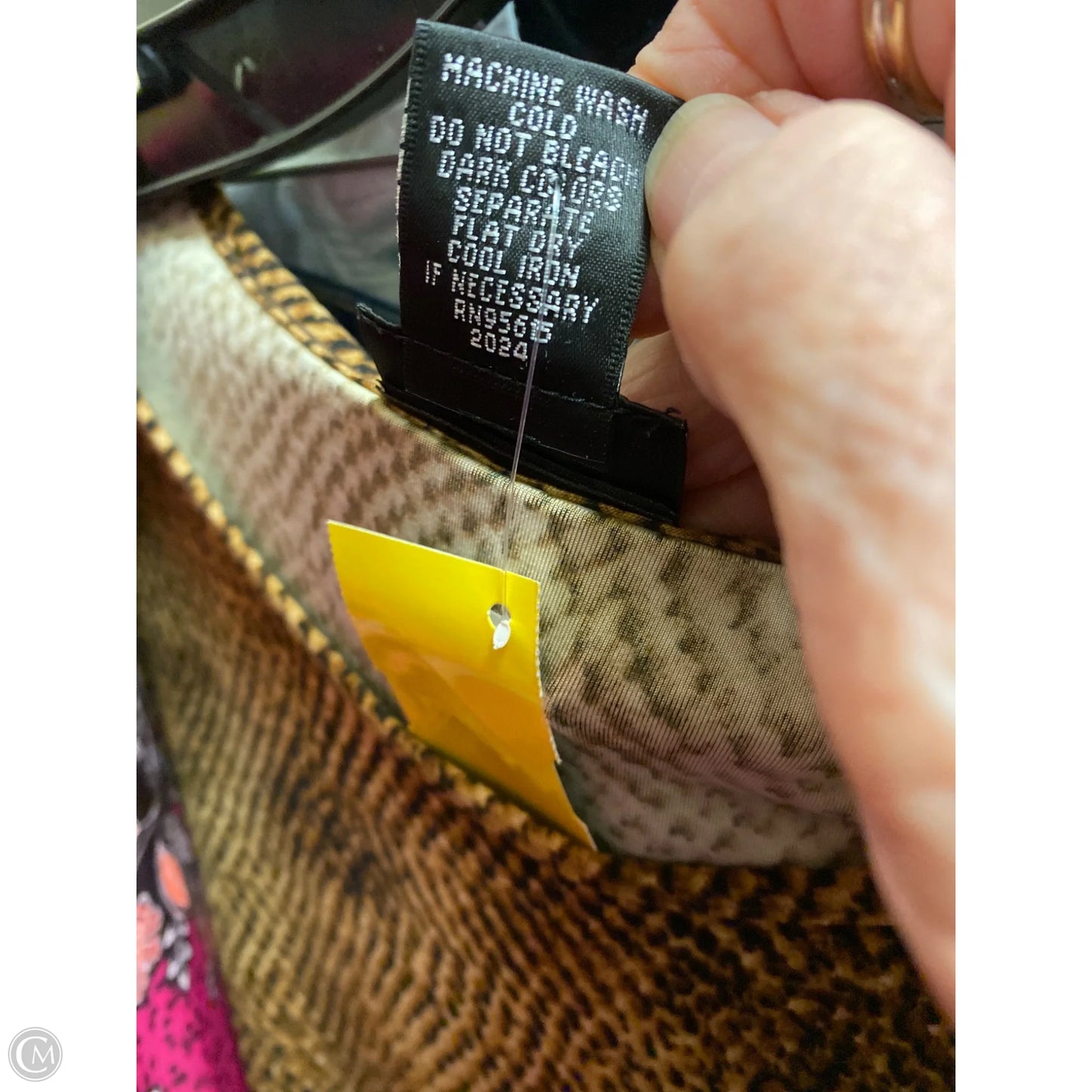 Top Long Sleeve By Rafaella In Animal Print, Size: L