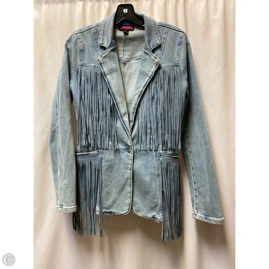 Jacket Denim By Clothes Mentor In Blue Denim, Size: M