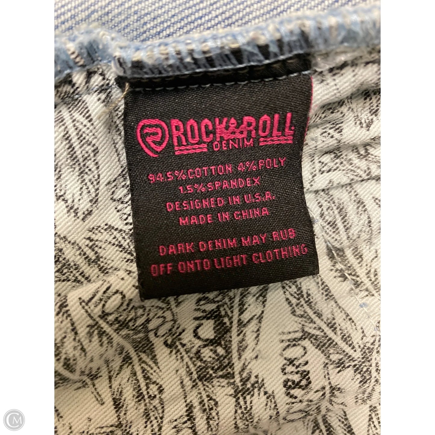 Jacket Denim By Clothes Mentor In Blue Denim, Size: M