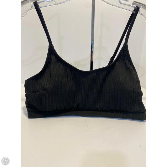 Athletic Bra By Clothes Mentor In Black, Size: L