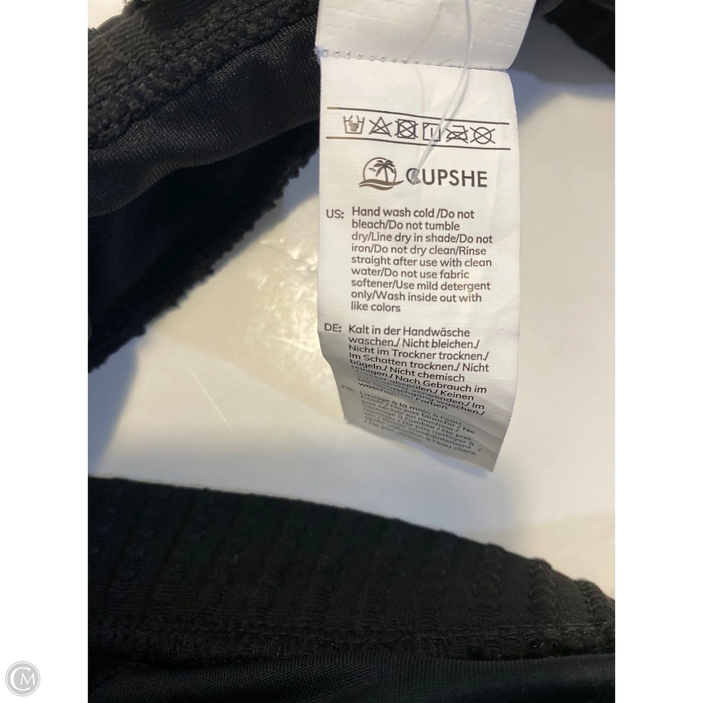 Athletic Bra By Clothes Mentor In Black, Size: L