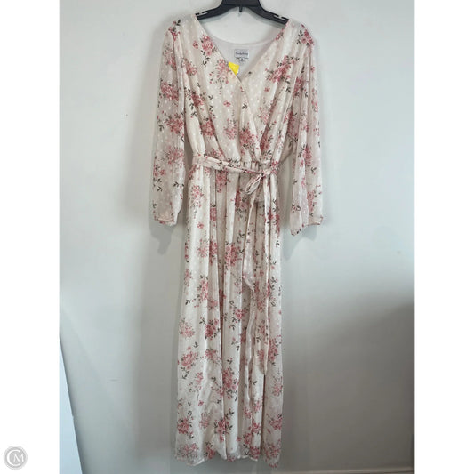 Dress Casual Maxi By Premier Amour In Cream, Size: Xl