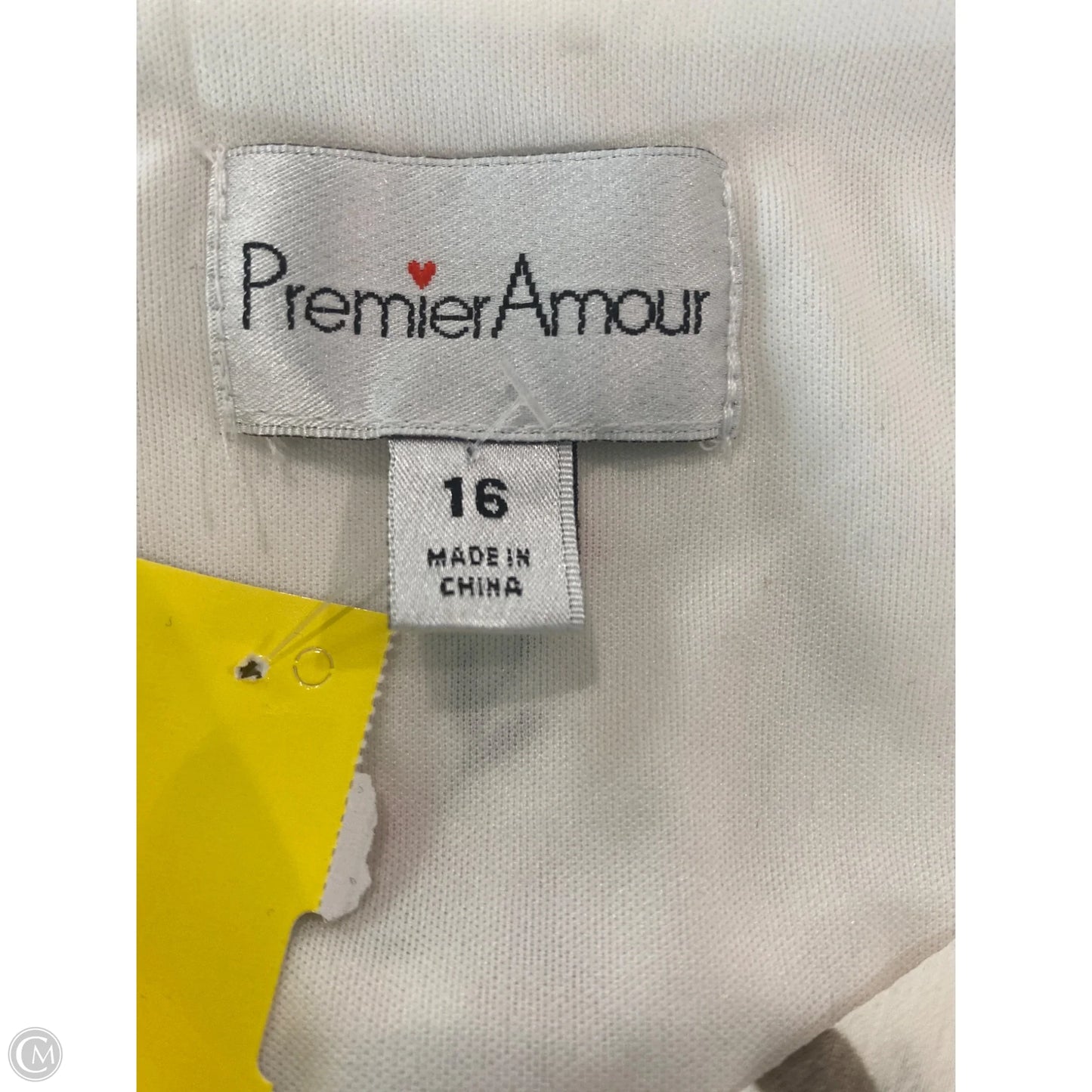 Dress Casual Maxi By Premier Amour In Cream, Size: Xl