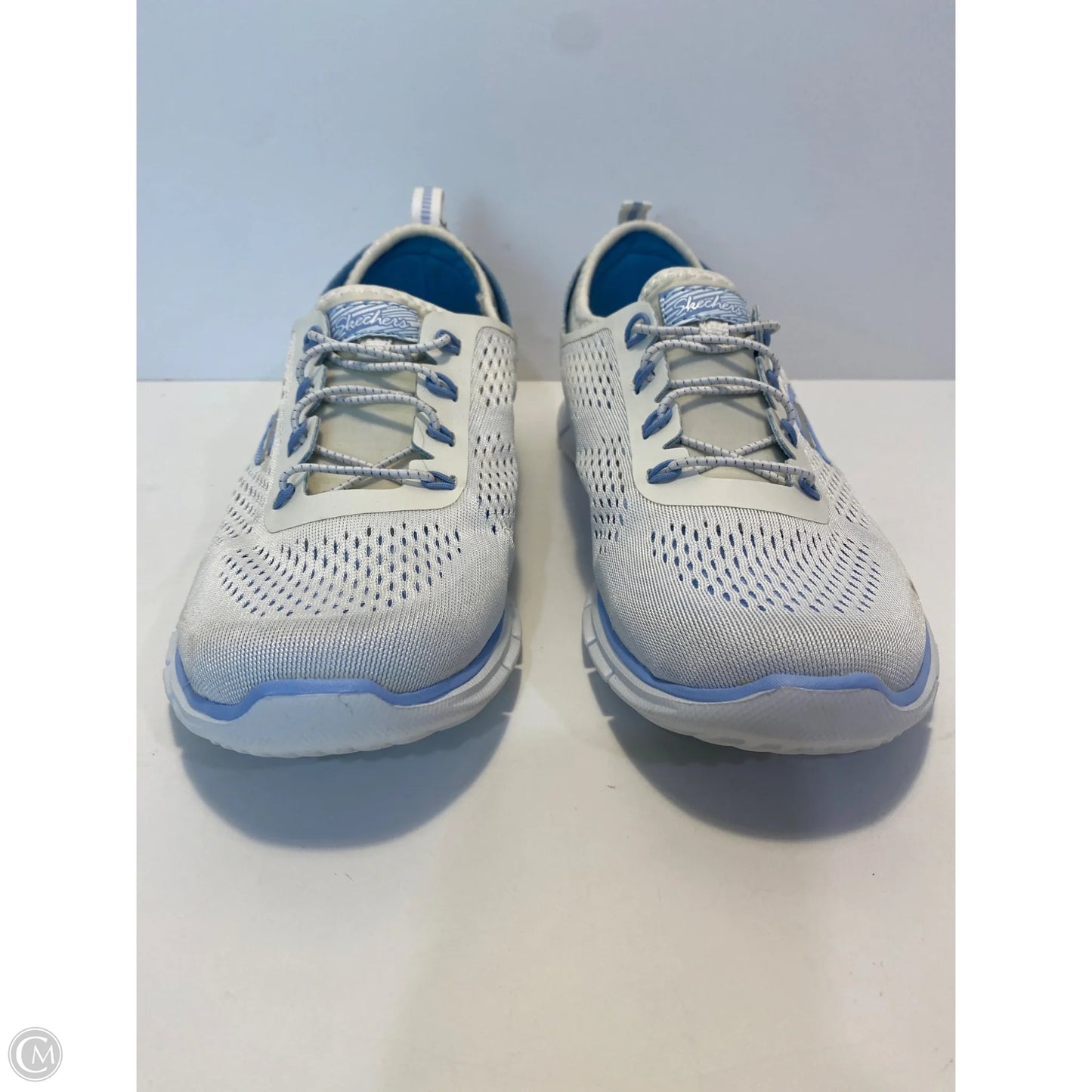 Shoes Athletic By Skechers In Blue, Size: 7.5