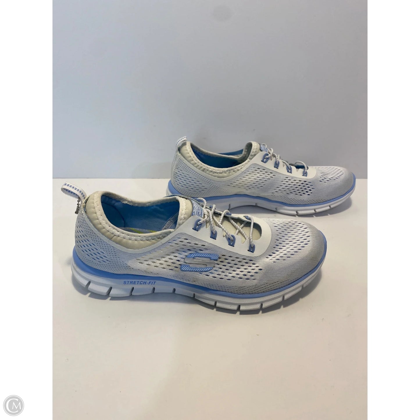 Shoes Athletic By Skechers In Blue, Size: 7.5