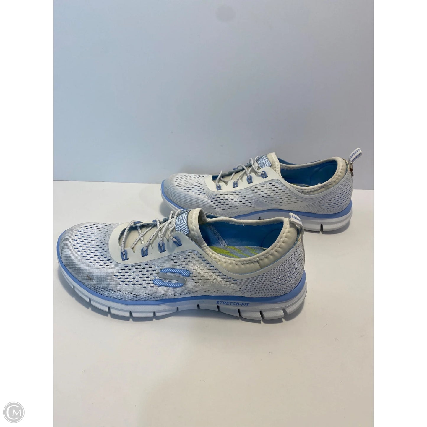 Shoes Athletic By Skechers In Blue, Size: 7.5