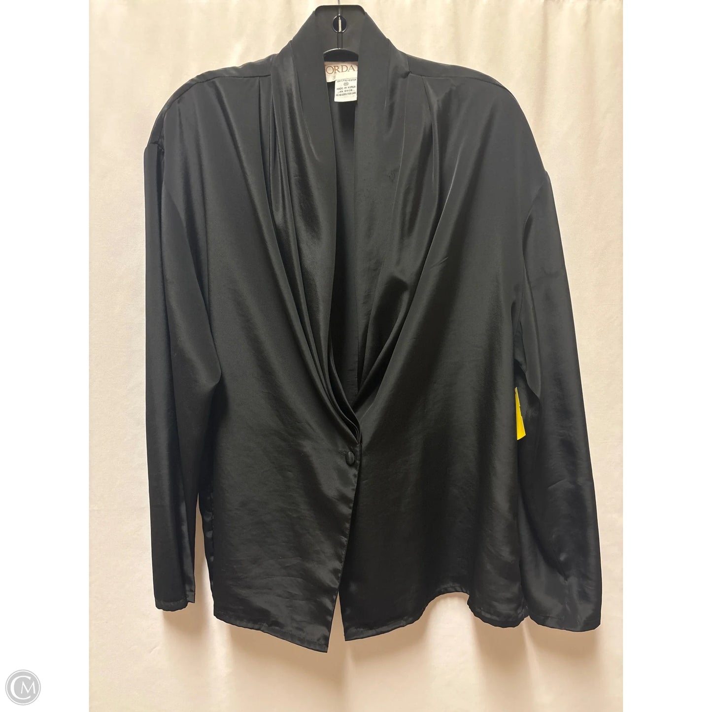 Top Long Sleeve Luxury Designer By Jordan In Black, Size: Xl