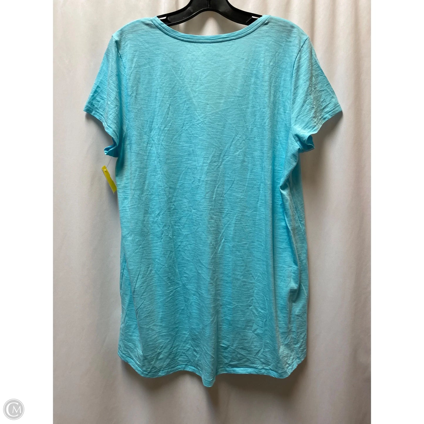 Top Short Sleeve Designer By Lilly Pulitzer In Blue, Size: Xl