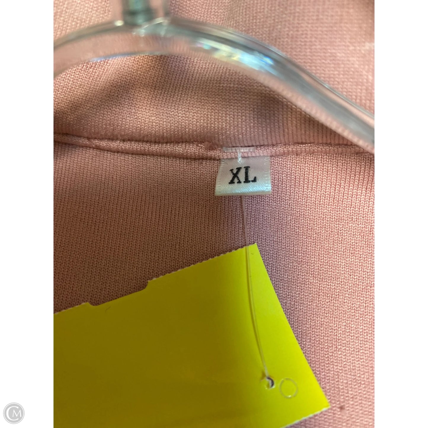 Jacket Shirt By Clothes Mentor In Pink, Size: Xl