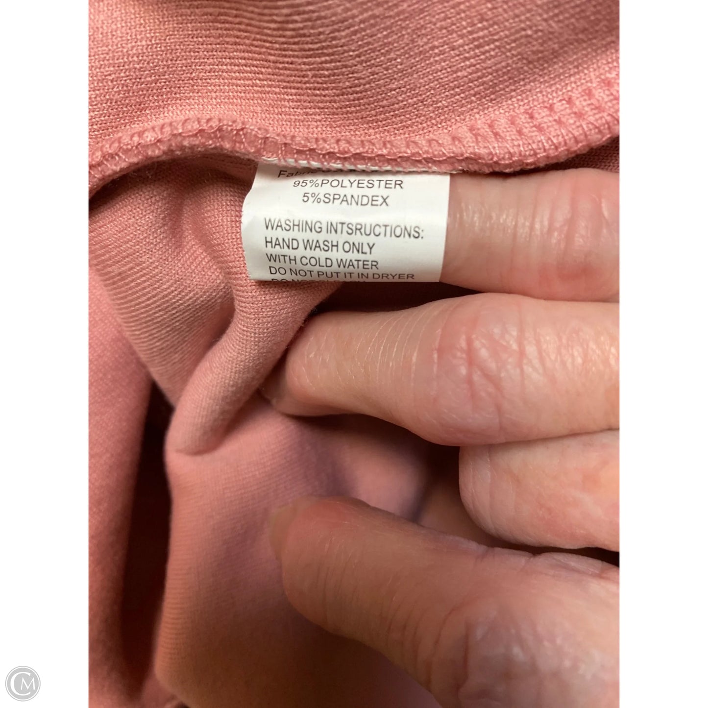 Jacket Shirt By Clothes Mentor In Pink, Size: Xl