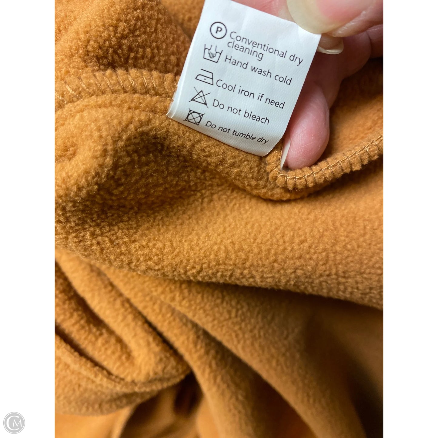 Jacket Shirt By Clothes Mentor In Brown, Size: L